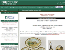 Tablet Screenshot of forsythesauctions.com